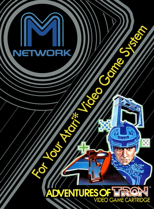 Adventures of Tron box art for Atari 2600